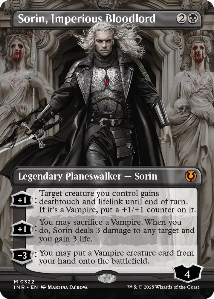 Sorin, Imperious Bloodlord (Borderless) (322) [Innistrad Remastered]