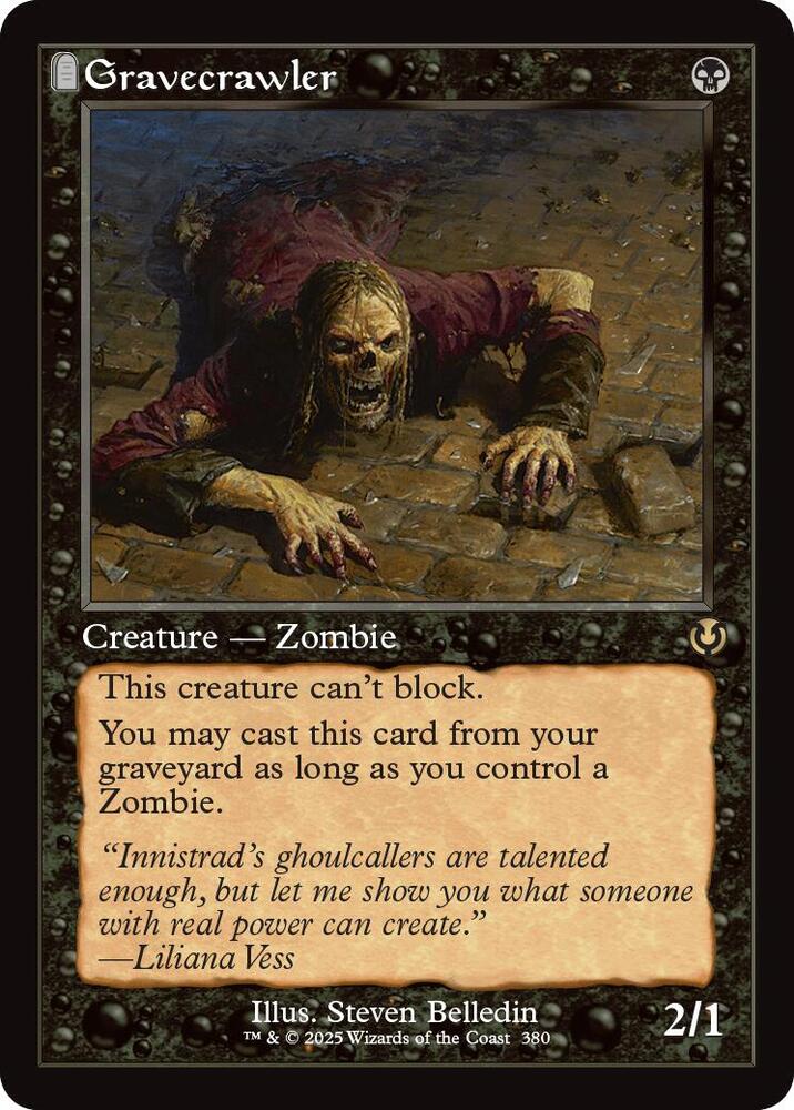 Gravecrawler (Retro Frame) (380) [Innistrad Remastered]