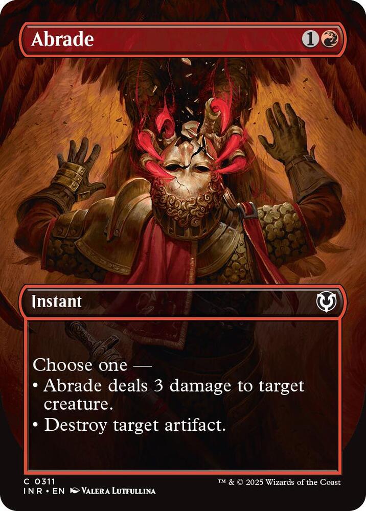 Abrade (Borderless) (311) [Innistrad Remastered]