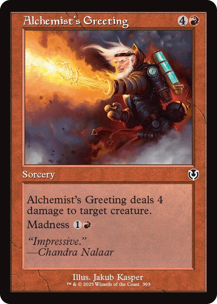 Alchemist's Greeting (Retro Frame) (393) [Innistrad Remastered]