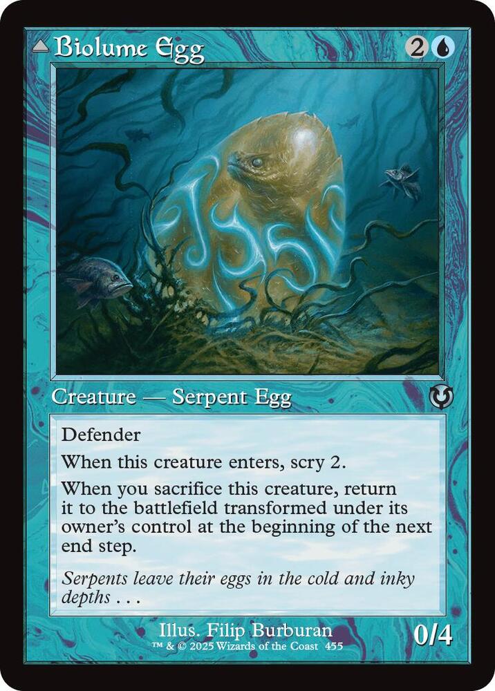 Biolume Egg (Retro Frame) (455) [Innistrad Remastered]