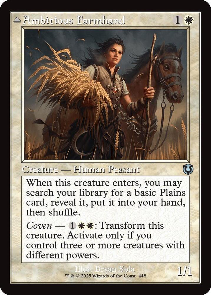Ambitious Farmhand (Retro Frame) (448) [Innistrad Remastered]
