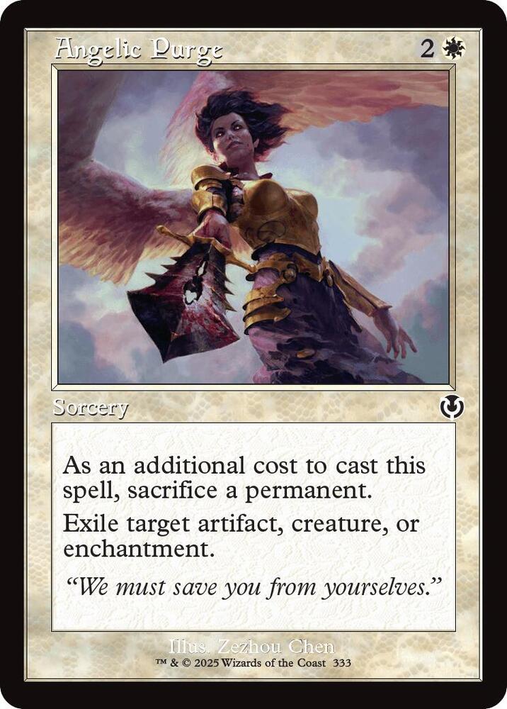 Angelic Purge (Retro Frame) (333) [Innistrad Remastered]