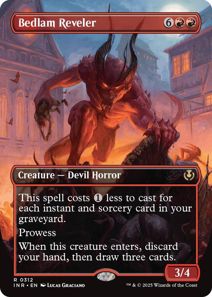 Bedlam Reveler (Borderless) (312) [Innistrad Remastered]