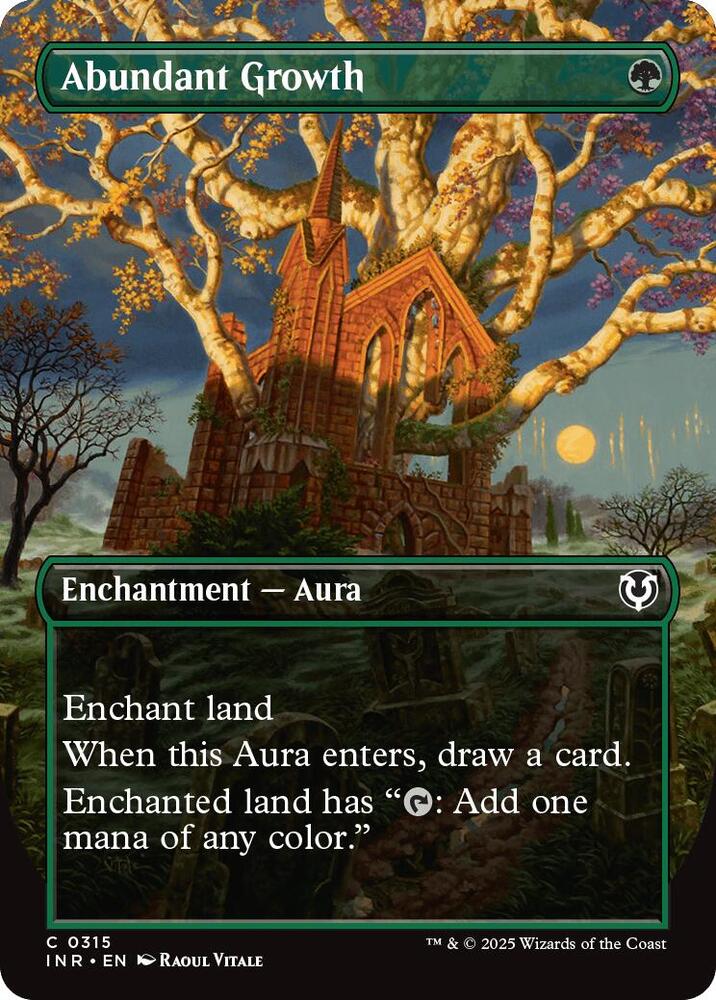 Abundant Growth (Borderless) (315) [Innistrad Remastered]