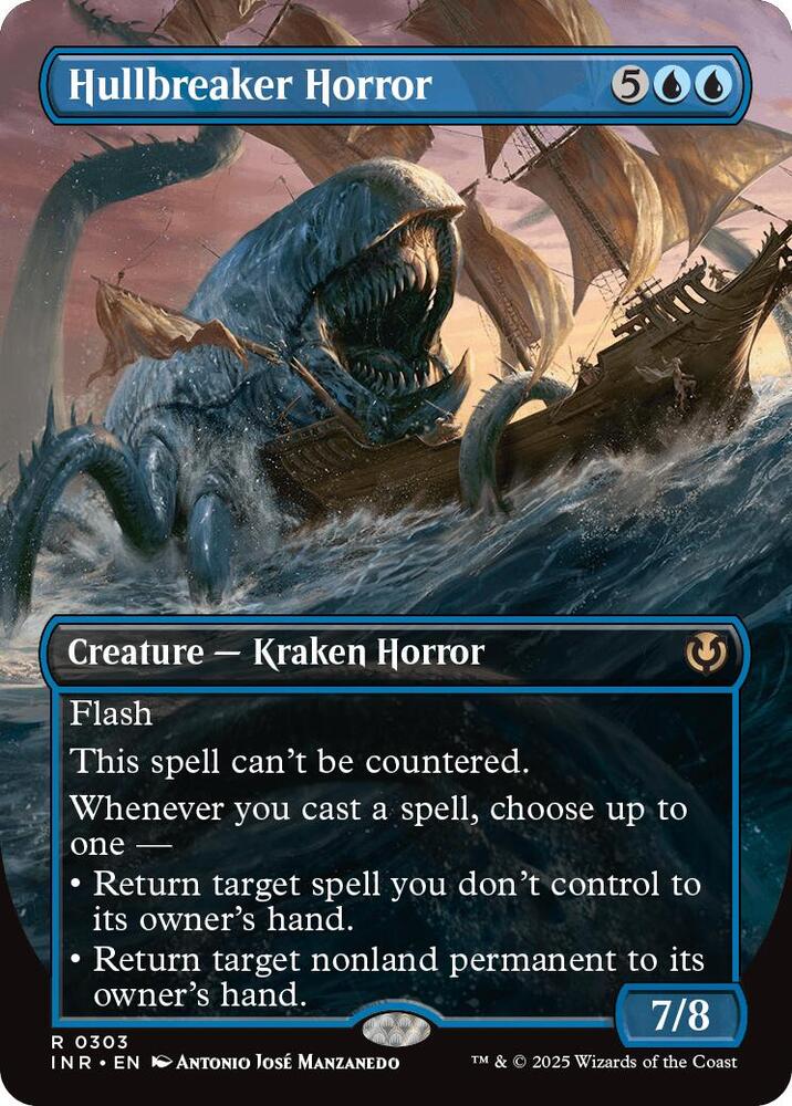Hullbreaker Horror (Borderless) (303) [Innistrad Remastered]