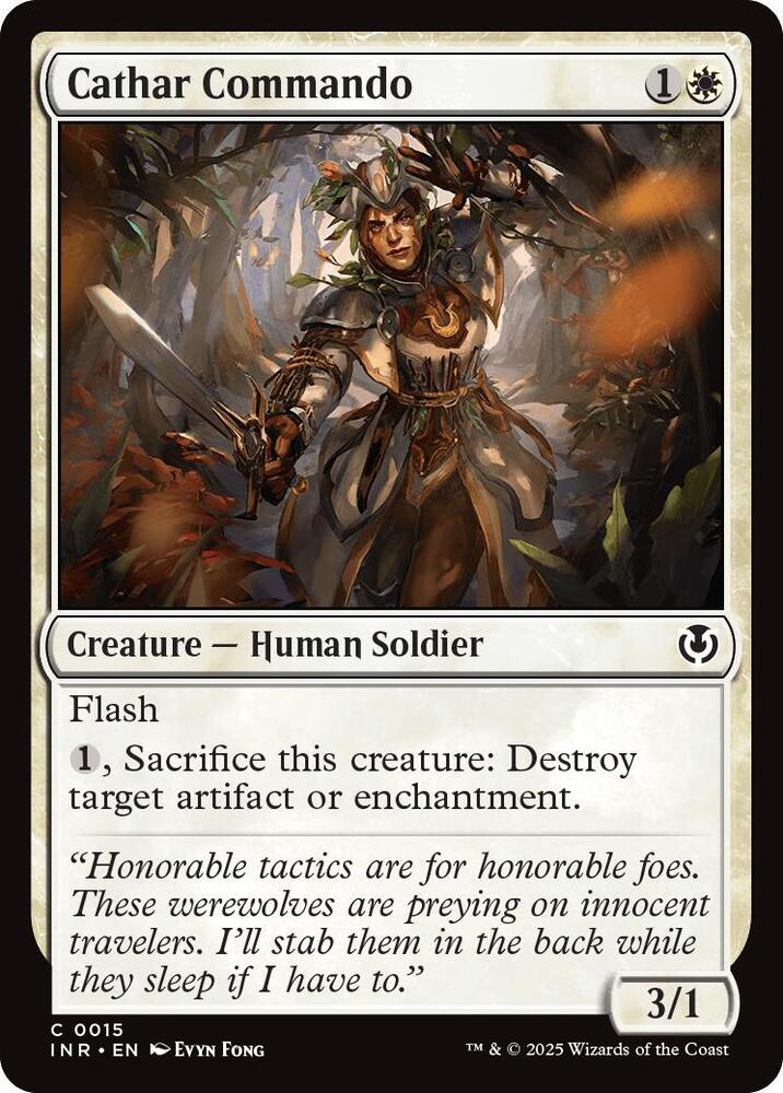 Cathar Commando (15) [Innistrad Remastered]
