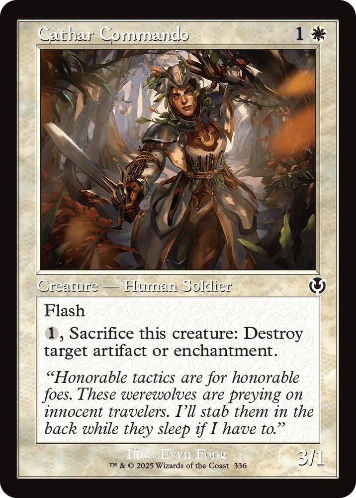 Cathar Commando (Retro Frame) (336) [Innistrad Remastered]