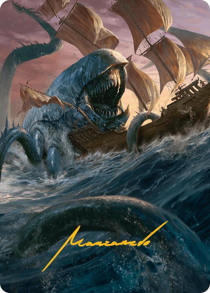 Hullbreaker Horror Art Card (Gold-Stamped Signature) (5) [Innistrad Remastered Art Series]