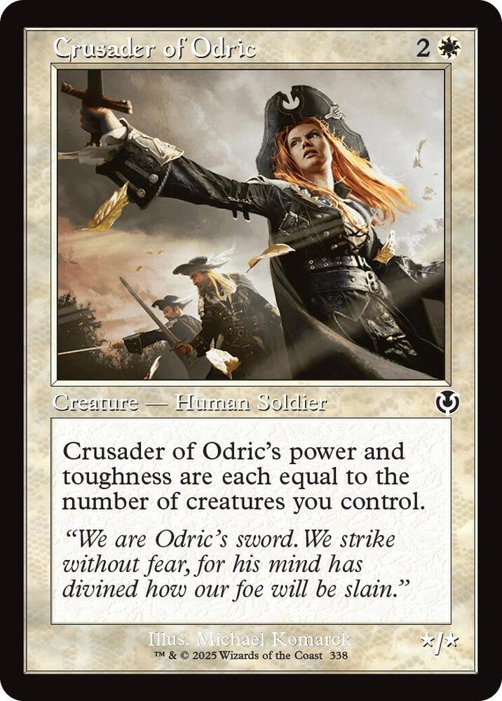 Crusader of Odric (Retro Frame) (338) [Innistrad Remastered]