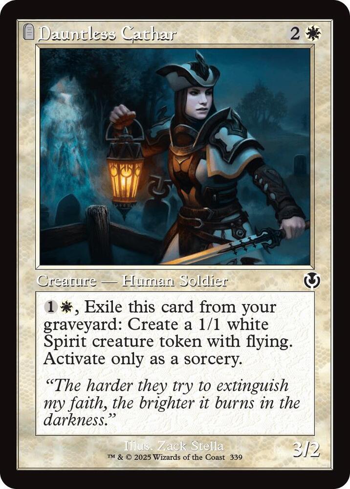 Dauntless Cathar (Retro Frame) (339) [Innistrad Remastered]