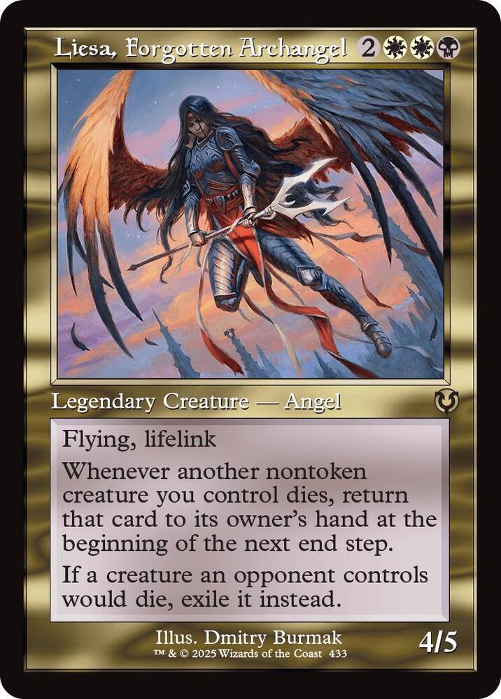 Liesa, Forgotten Archangel (Retro Frame) (433) [Innistrad Remastered]