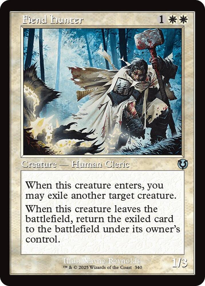 Fiend Hunter (Retro Frame) (340) [Innistrad Remastered]