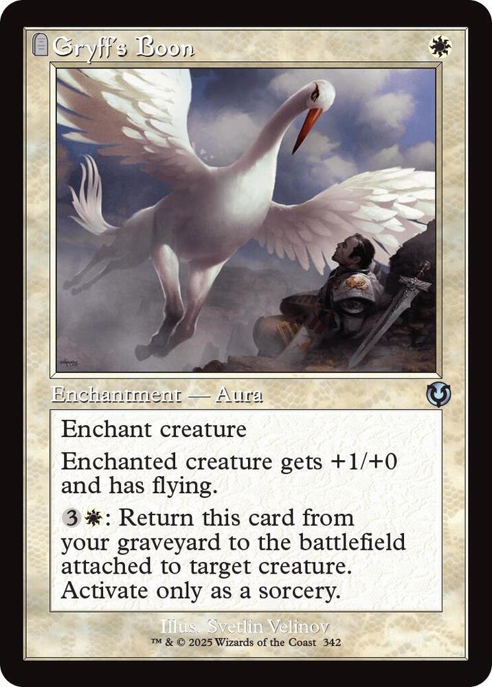 Gryff's Boon (Retro Frame) (342) [Innistrad Remastered]