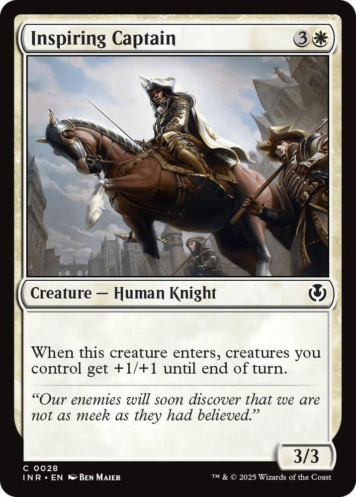 Inspiring Captain (28) [Innistrad Remastered]