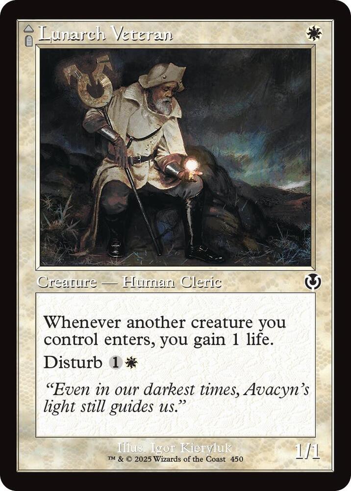 Lunarch Veteran (Retro Frame) (450) [Innistrad Remastered]