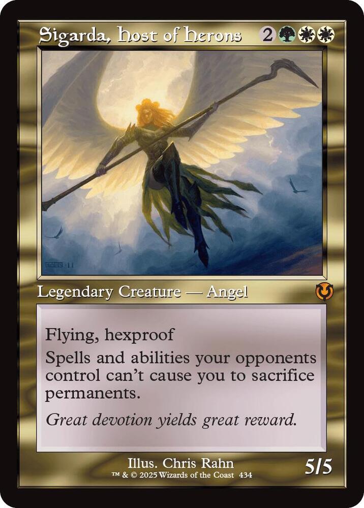 Sigarda, Host of Herons (Retro Frame) (434) [Innistrad Remastered]