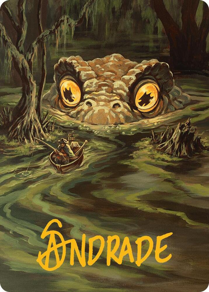 The Gitrog Monster Art Card (Gold-Stamped Signature) (25) [Innistrad Remastered Art Series]