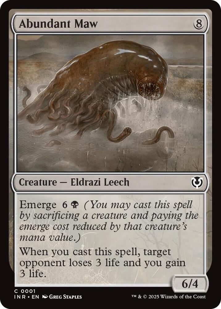 Abundant Maw (1) [Innistrad Remastered]