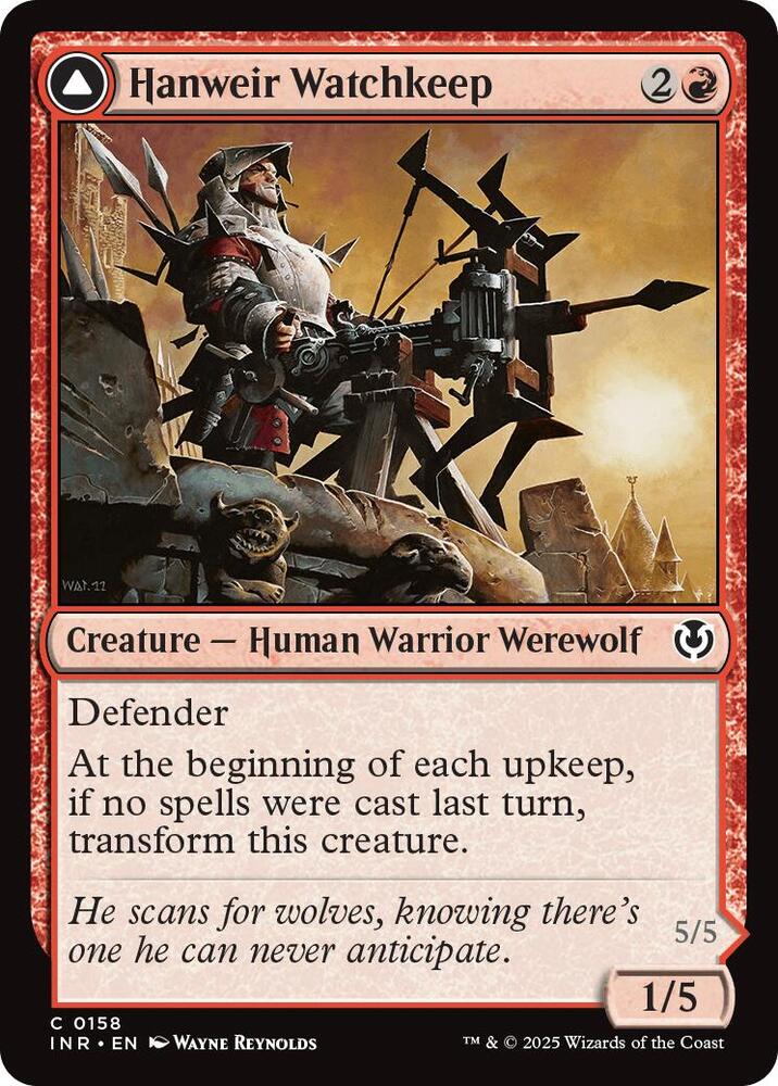 Hanweir Watchkeep (158) [Innistrad Remastered]