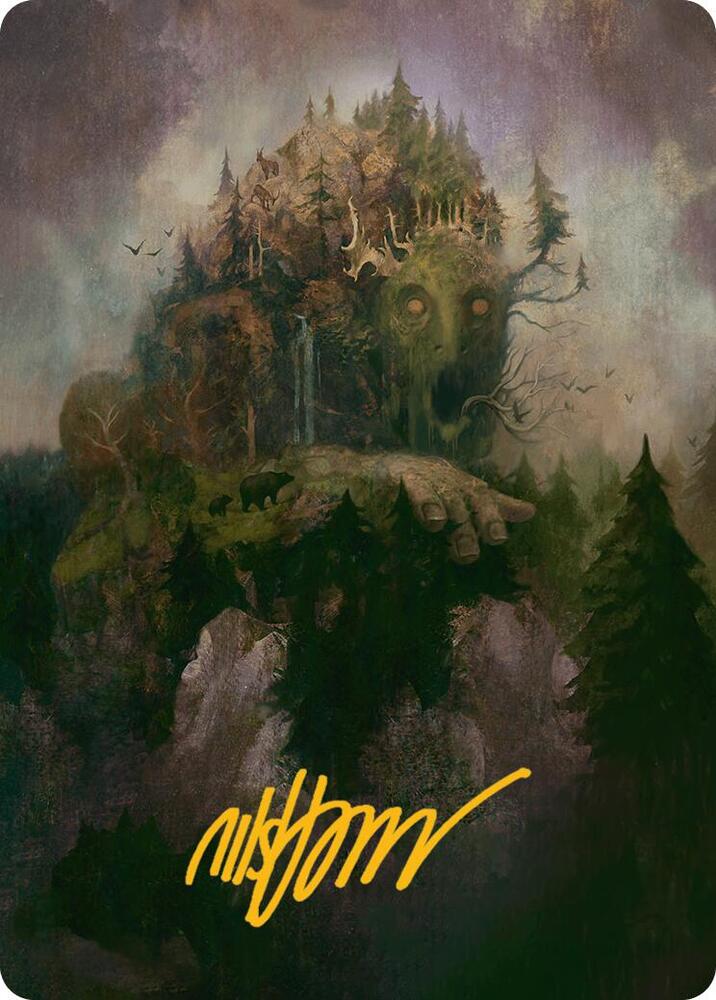 Cultivator Colossus Art Card (Gold-Stamped Signature) (15) [Innistrad Remastered Art Series]