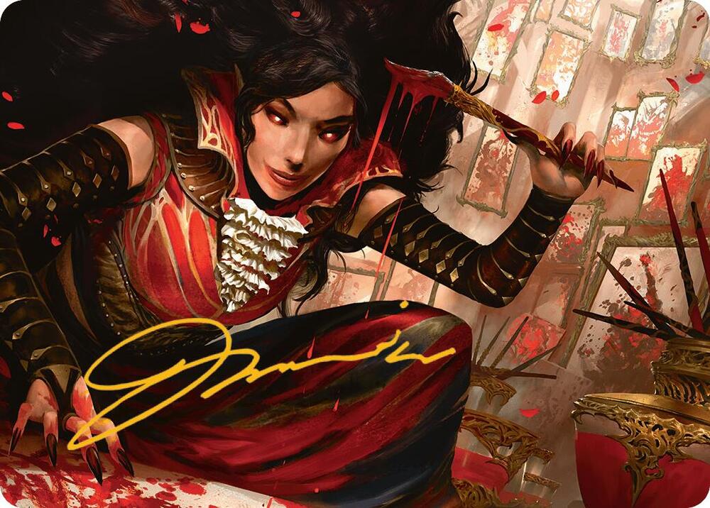 Blood Artist Art Card (Gold-Stamped Signature) (22) [Innistrad Remastered Art Series]