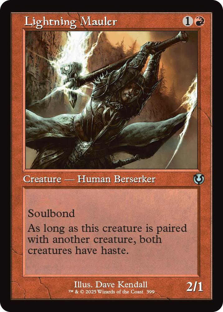 Lightning Mauler (Retro Frame) (399) [Innistrad Remastered]