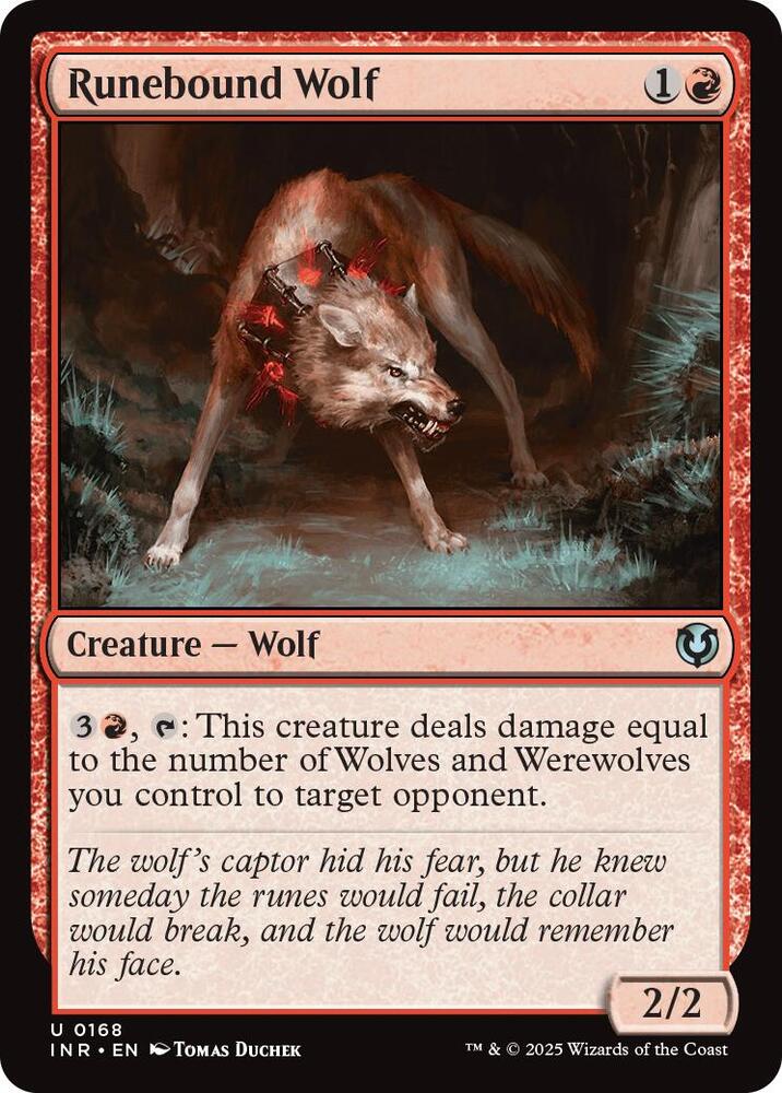 Runebound Wolf (168) [Innistrad Remastered]