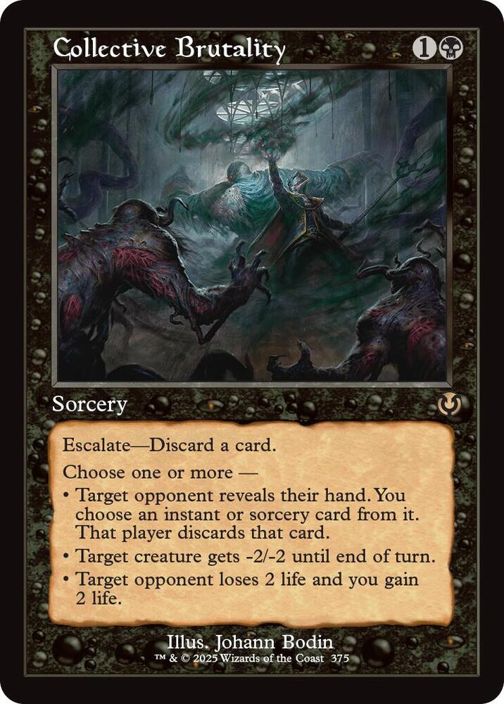 Collective Brutality (Retro Frame) (375) [Innistrad Remastered]