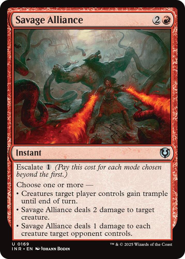 Savage Alliance (169) [Innistrad Remastered]