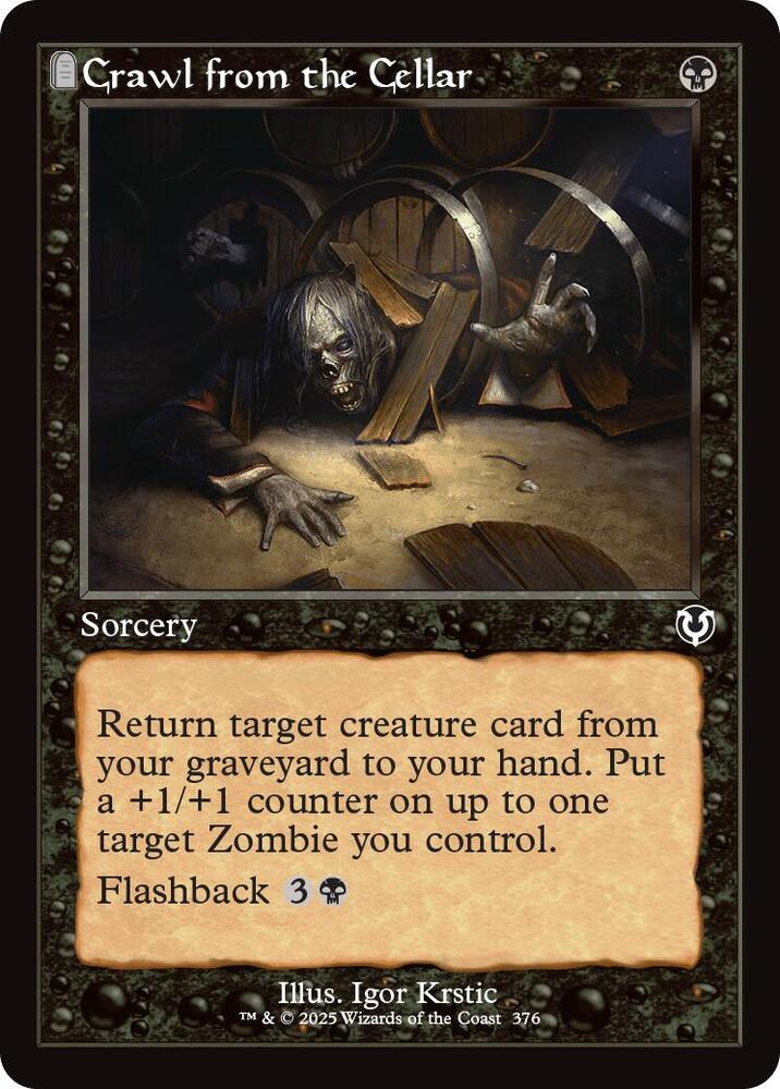 Crawl from the Cellar (Retro Frame) (376) [Innistrad Remastered]