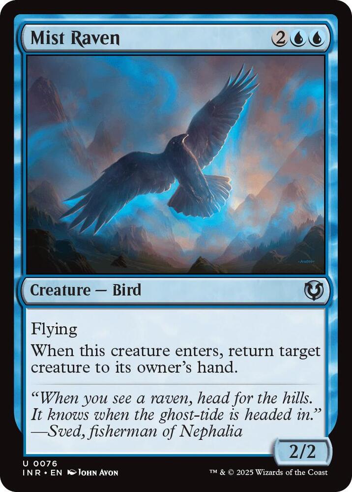Mist Raven (76) [Innistrad Remastered]