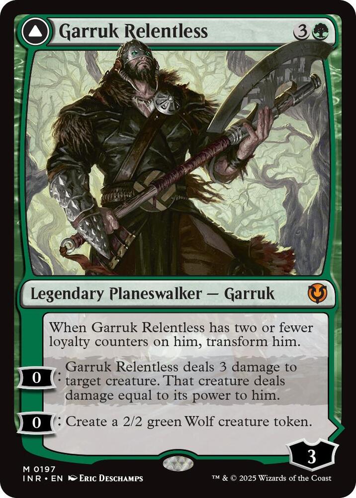 Garruk Relentless (197) [Innistrad Remastered]