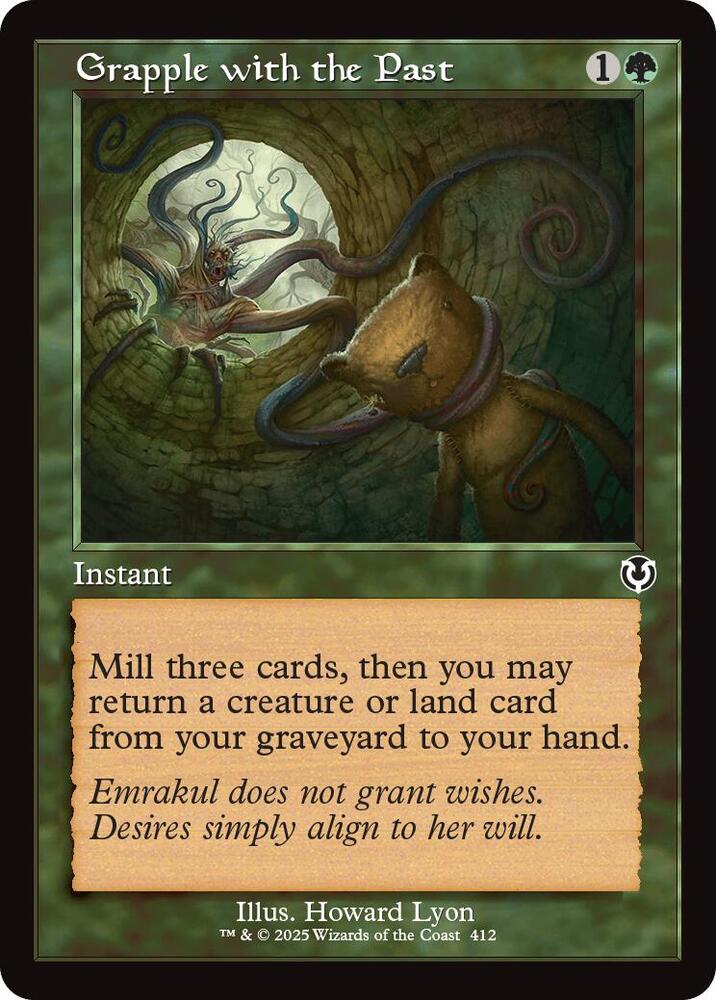 Grapple with the Past (Retro Frame) (412) [Innistrad Remastered]
