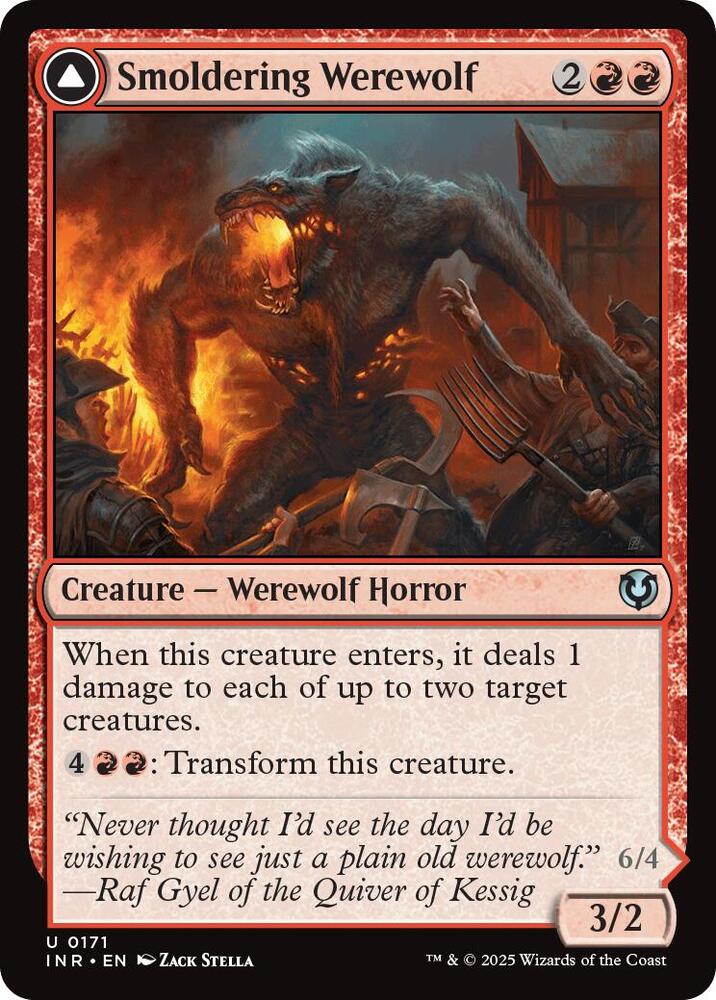 Smoldering Werewolf (171) [Innistrad Remastered]