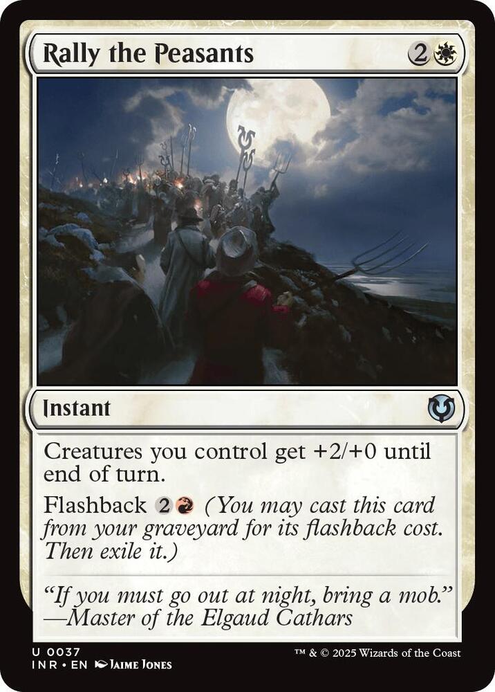 Rally the Peasants (37) [Innistrad Remastered]