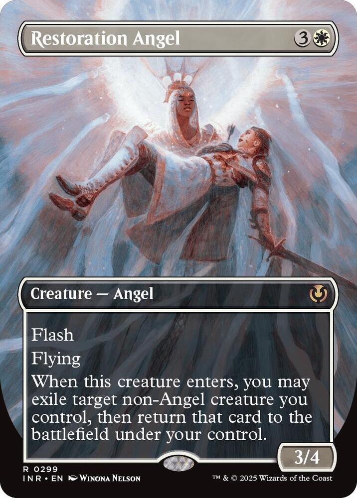 Restoration Angel (Borderless) (299) [Innistrad Remastered]