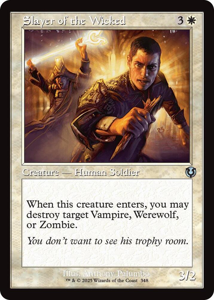 Slayer of the Wicked (Retro Frame) (348) [Innistrad Remastered]
