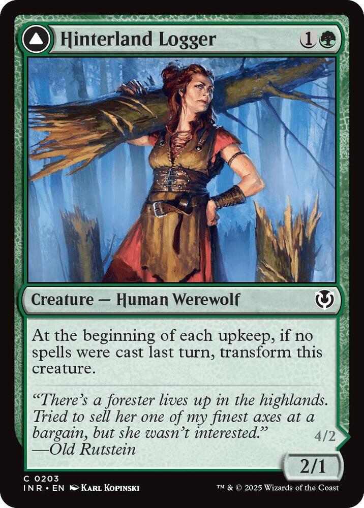 Hinterland Logger (203) [Innistrad Remastered]