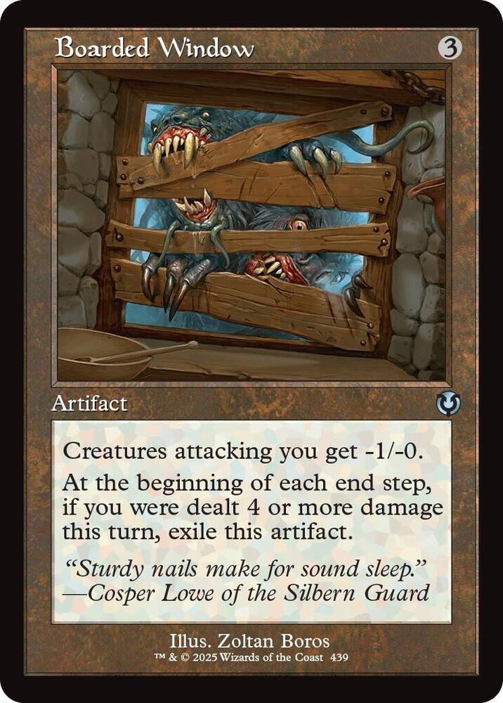 Boarded Window (Retro Frame) (439) [Innistrad Remastered]