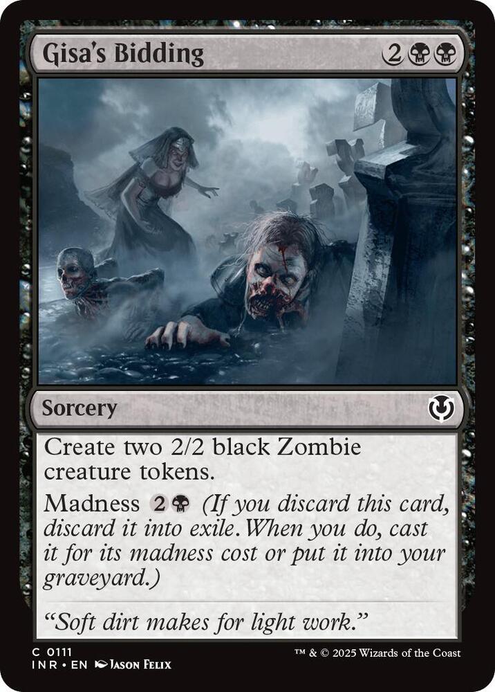Gisa's Bidding (111) [Innistrad Remastered]