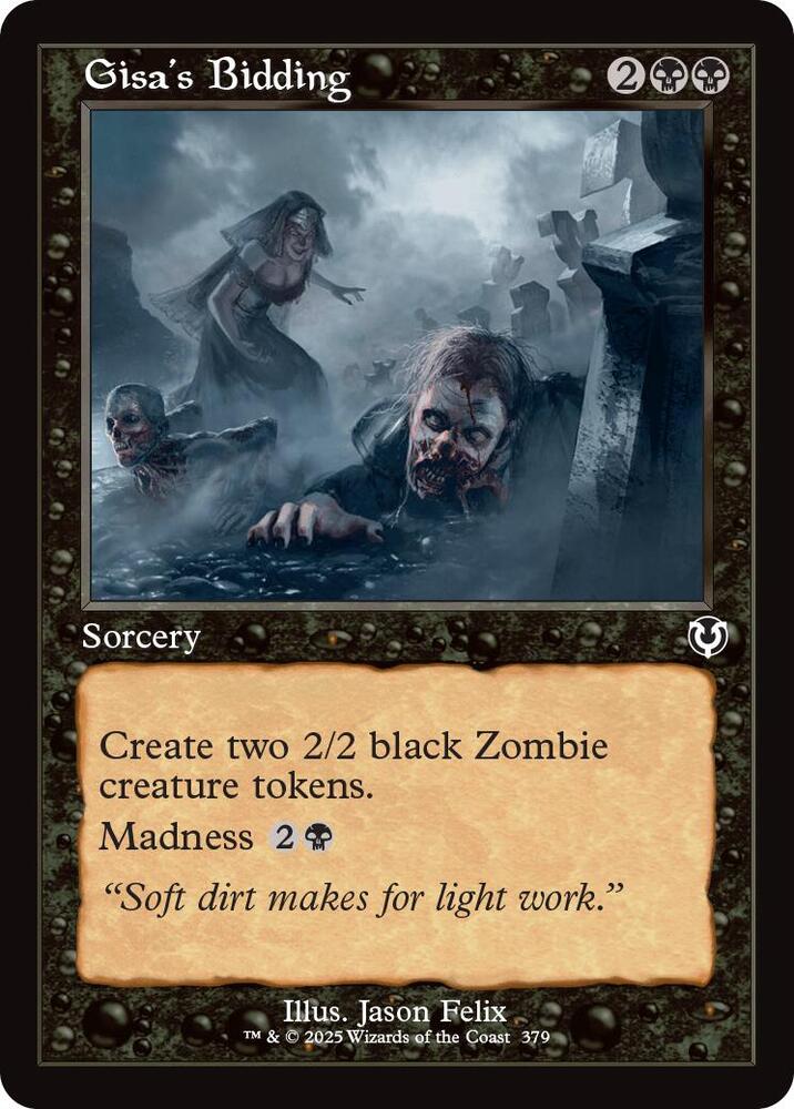 Gisa's Bidding (Retro Frame) (379) [Innistrad Remastered]