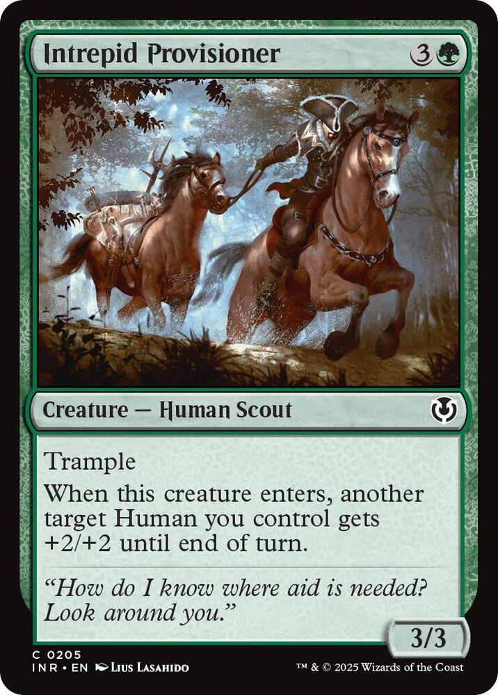 Intrepid Provisioner (205) [Innistrad Remastered]