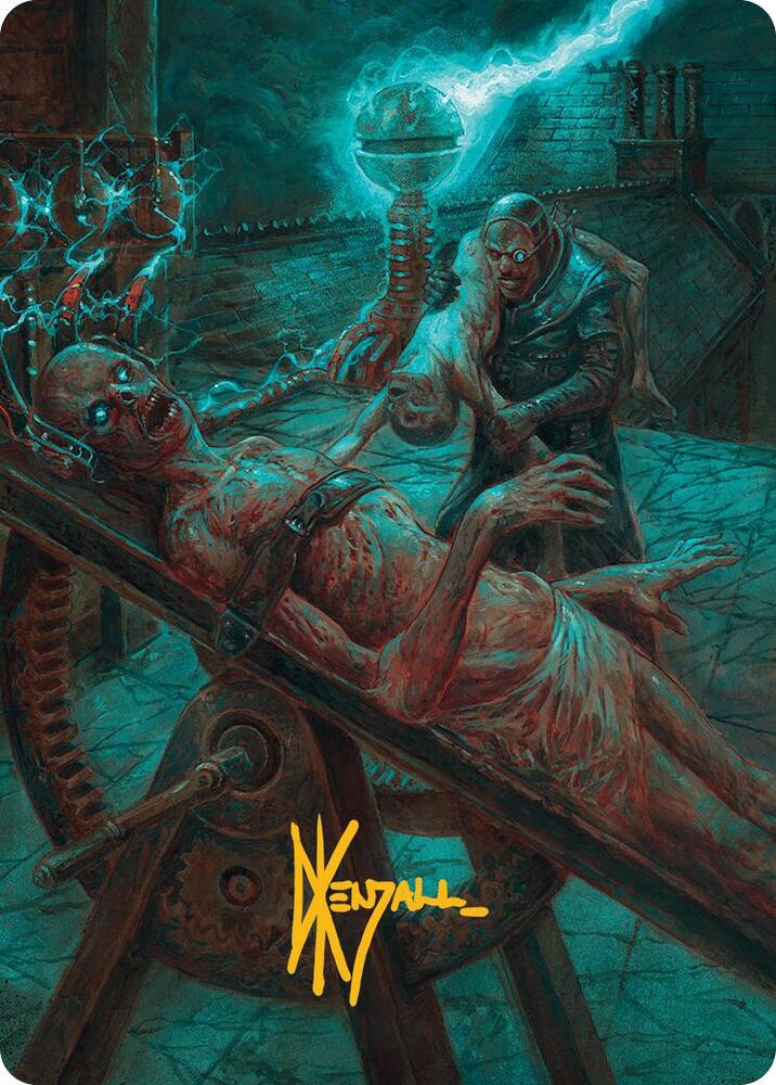 Rooftop Storm Art Card (Gold-Stamped Signature) (8) [Innistrad Remastered Art Series]