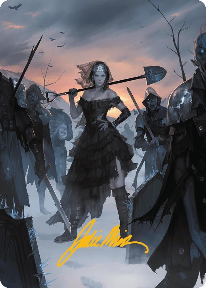 Heartless Summoning Art Card (Gold-Stamped Signature) (9) [Innistrad Remastered Art Series]