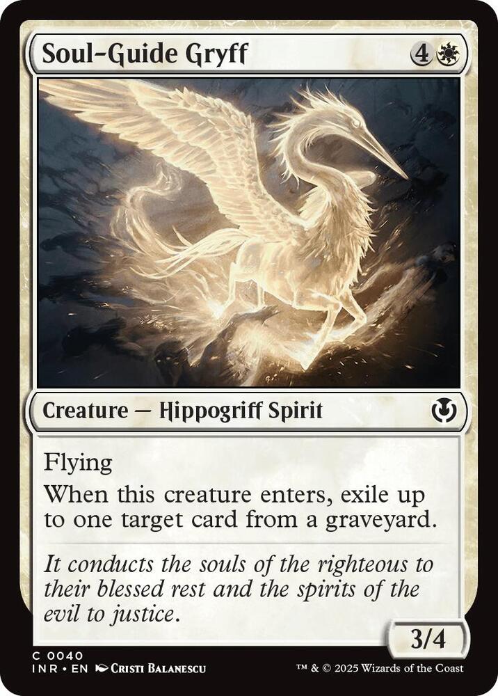 Soul-Guide Gryff (40) [Innistrad Remastered]