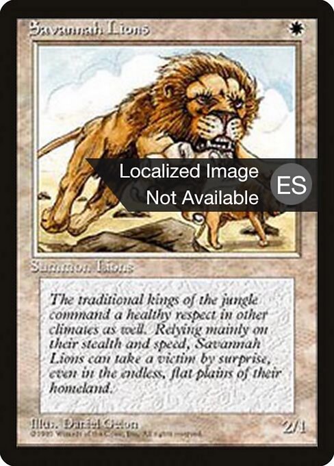 Savannah Lions (48) [Fourth Edition Foreign Black Border]