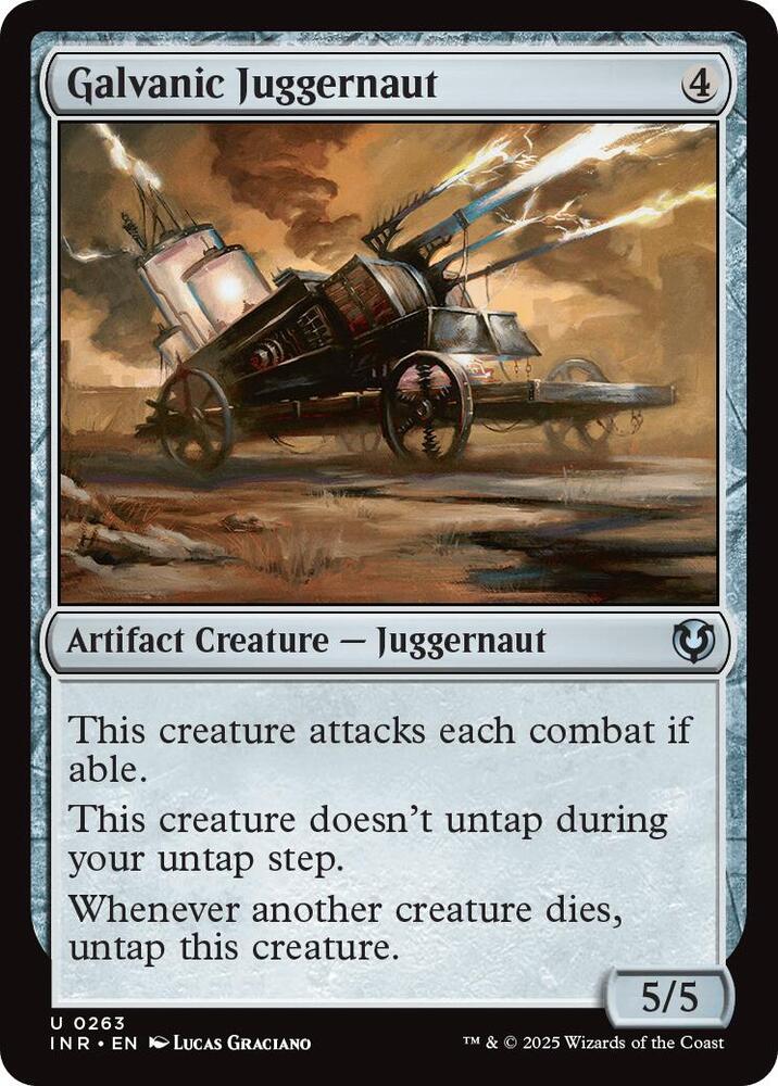 Galvanic Juggernaut (263) [Innistrad Remastered]