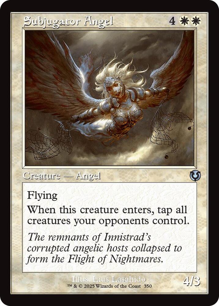 Subjugator Angel (Retro Frame) (350) [Innistrad Remastered]