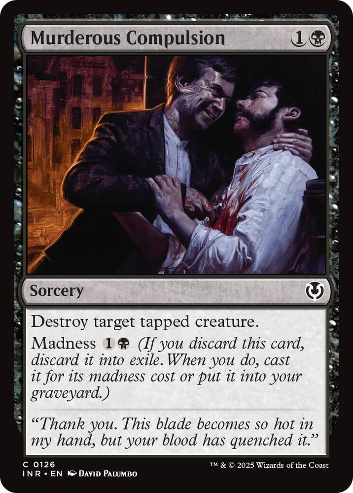 Murderous Compulsion (126) [Innistrad Remastered]